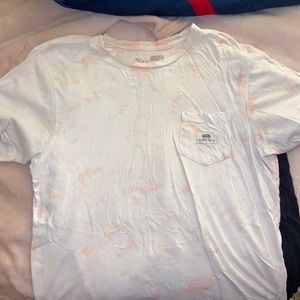 Pink dyed Vans shirt